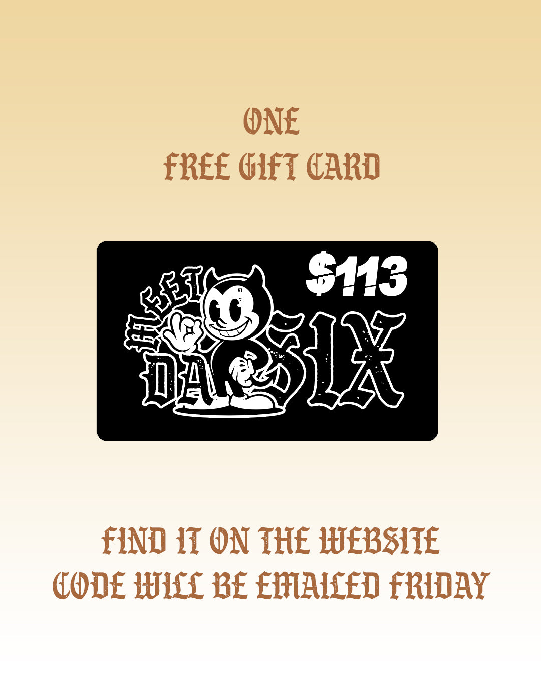 $113 Gift Card